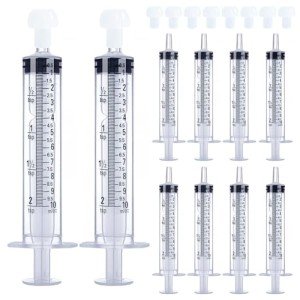 10mL Syringes for Liquid Measurement - 10 Pack