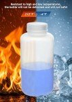 Wide Mouth 1000ml Leak-proof Plastic Storage Bottle