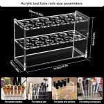 Acrylic Test Tube Holder Rack for 16mm Wells