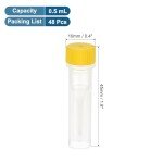 0.5mL Plastic Cryogenic Vials - 48 Pack