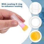 0.5mL Plastic Cryogenic Vials - 48 Pack