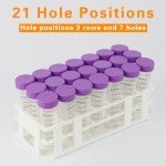 Plastic Test Tube Rack with 21 Holes