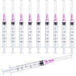 25 Pack 3ml Luer Lock Syringes with Caps