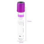 Vacutainer Blood Collection Tubes 3ml - 100 Pcs