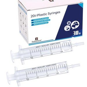 30pcs 20ml Plastic Syringes with Caps