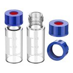 2ml HPLC Autosampler Vials with Blue Caps, 500 Pcs