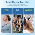 Dual Channel TENS Muscle Stimulator with 28 Modes