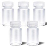 Airtight 4 oz Pill Bottles - 5 Pack
