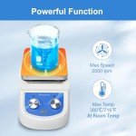 WEST TUNE Magnetic Stirrer Hot Plate 2000 RPM