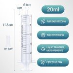 30pcs 20ml Plastic Syringes with Caps
