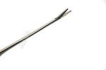 German Hartman 3.5" Alligator Micro Forceps with Blue Rings