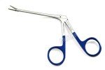German Hartman 3.5" Alligator Micro Forceps with Blue Rings
