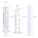 30pcs 20ml Plastic Syringes with Caps