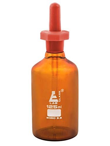 EISCO 125ml Amber Glass Dropping Bottle