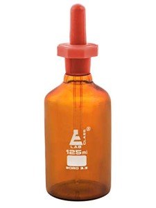EISCO 125ml Amber Glass Dropping Bottle
