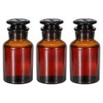 PATIKIL 125ml Glass Reagent Media Bottle Set