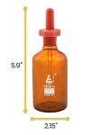 EISCO 125ml Amber Glass Dropping Bottle