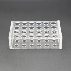 Acrylic Test Tube Rack for 5ML Tubes – 24 Holes