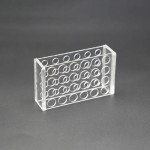 Acrylic Test Tube Rack for 5ML Tubes – 24 Holes
