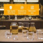 Mini Science Beaker Shot Glasses - Set of 8