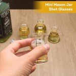 Mini Science Beaker Shot Glasses - Set of 8