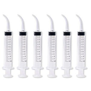 Genco Dental 12cc Curved Tip Oral Syringe