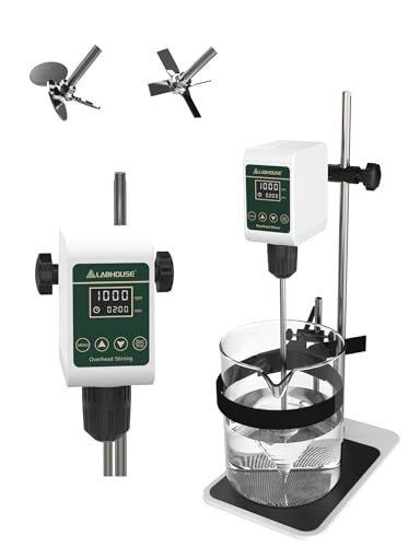 LABHOUSE OS-5S Digital Overhead Stirrer with Accessories
