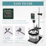 LABHOUSE OS-5S Digital Overhead Stirrer with Accessories