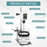 LABHOUSE OS-5S Digital Overhead Stirrer with Accessories