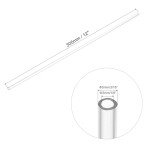 Clear Rigid Tubing 3mm ID x 5mm OD, 1Ft