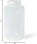 Wide Mouth Reagent Bottle with Lid - 128oz