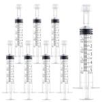30-Pack 5ml Liquid Measuring Syringes with Caps