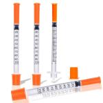 31G 1ml U-100 Syringes, 25 Pack