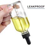 4 Pack 4oz Glass Dropper Bottles for Tinctures