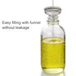 4 Pack 4oz Glass Dropper Bottles for Tinctures