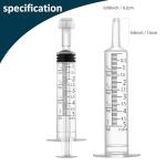 30-Pack 5ml Liquid Measuring Syringes with Caps