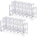 Acrylic Test Tube Holder Rack - 12 Sockets