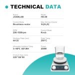 JOANLAB Magnetic Stirrer Hot Plate Mixer, 3000ml