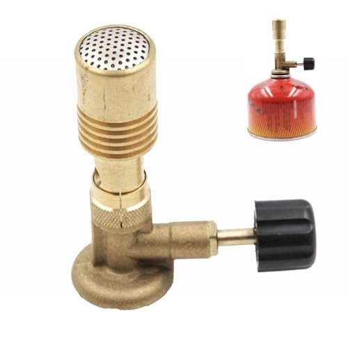 Portable Brass Bunsen Burner with Air Adjustment