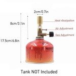 Portable Brass Bunsen Burner with Air Adjustment