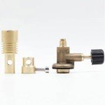 Portable Brass Bunsen Burner with Air Adjustment