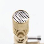 Portable Brass Bunsen Burner with Air Adjustment