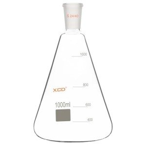 Heavy Wall Borosilicate Erlenmeyer Flask, 1000 ml
