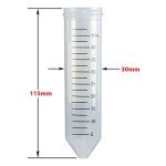 Globe Scientific 50mL Centrifuge Tube with Screw Cap