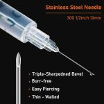 1ml Syringe with 30Ga Needle, 20 Pack