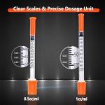 31G 1ml U-100 Syringes, 25 Pack