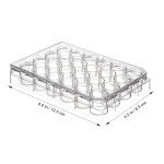 iplusmile 24-Plate Plastic Culture Plate Lid Ring