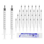 30 Pack 1ml Syringes for Lab and Pet Use