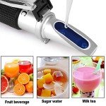 Portable Handheld Refractometer for Brix Measurement