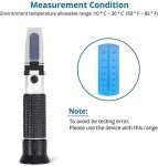 Portable Handheld Refractometer for Brix Measurement